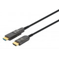 MANHATTAN Active High Speed HDMI Fiber Optic Cable with Detachable Connector 4K@60Hz UHD, HDMI Male to Micro HDMI Male (Type D) and Detachable HDMI Male (Type A), 50m, HEC, ARC, Gold-Plated Contacts (355537) Kable i adaptery/Kable HDMI Your Sports Performance