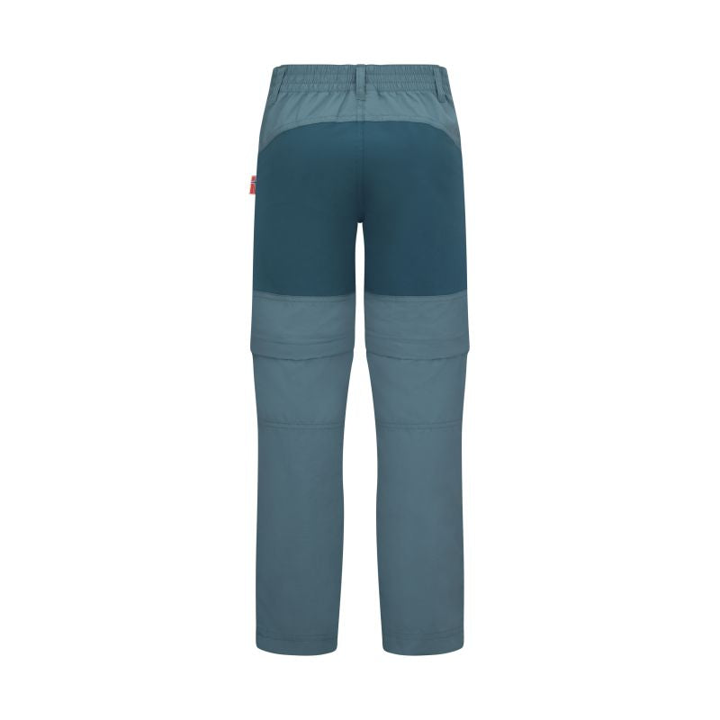 Children’s zip-off trousers for boys/girls Trollkids Kids Nordfjord Zip-off Pants teal (852-326)