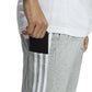 adidas Essentials Single Jersey Tapered Open Hem 3-Stripes M IC0046 pants Clothing/Training Adidas