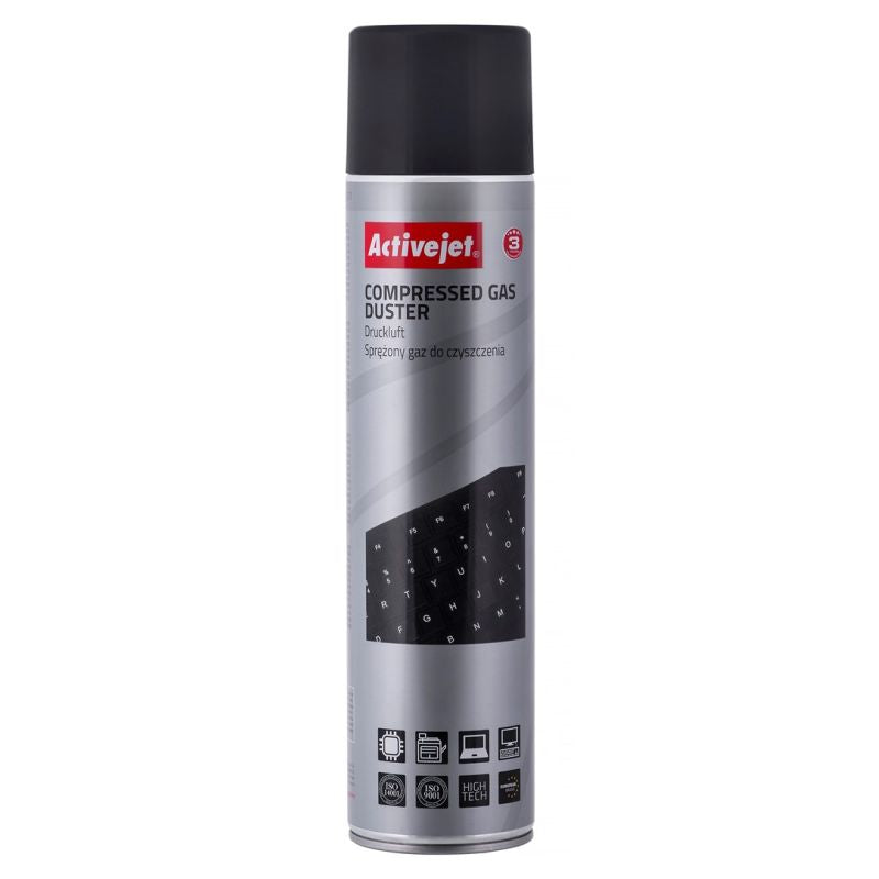 Activejet AOC-201 Compressed Air (600 ml) Air cleaning spray, easily cleans hard-to-reach places. In preparation Your Sports Performance