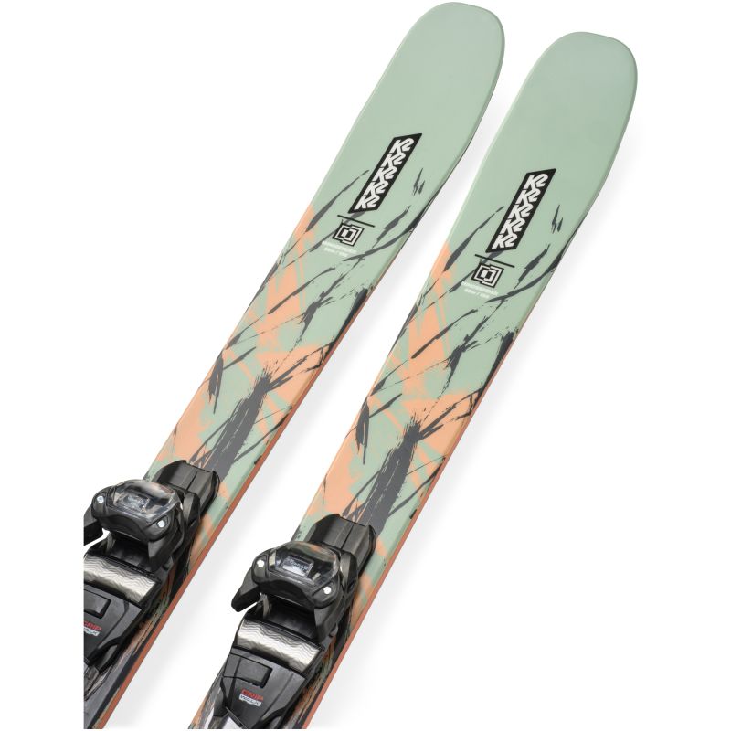 Women's skis K2 MINDBENDER 85 W – M3 10 Compact Quikclik 85 mm Black/Anthracite SET