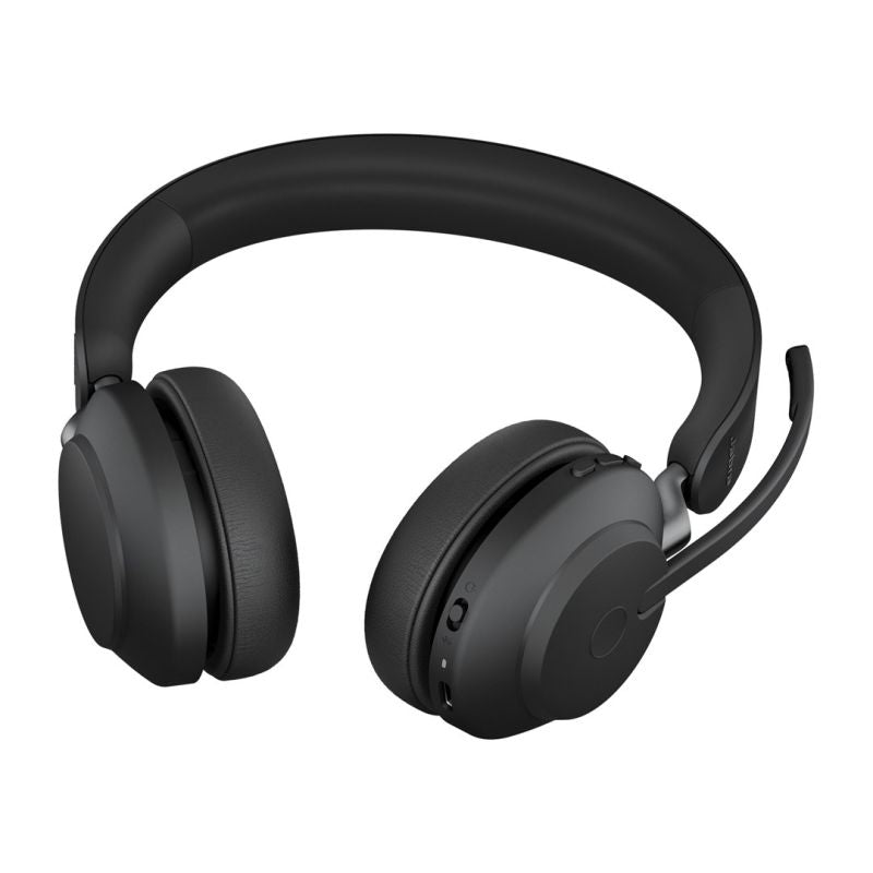 Jabra Evolve2 65 UC Stereo USB-C Link380c Wireless Over-Ear Headphones + Stand In preparation Your Sports Performance