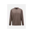 Men's PEAK PERFORMANCE M Trail Polartec Power Grid Crew sweatshirt, brown