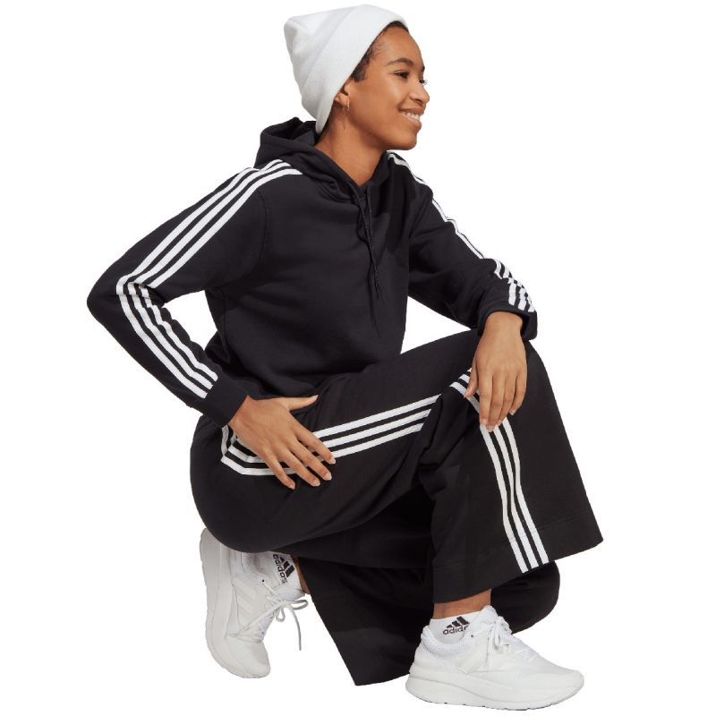 adidas Essentials 3-Stripes French Terry Crop Hoodie W IC8767 Clothing/Training Adidas