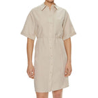 CALVIN KLEIN LINEN BLEND SHIRT DRESS In preparation Your Sports Performance