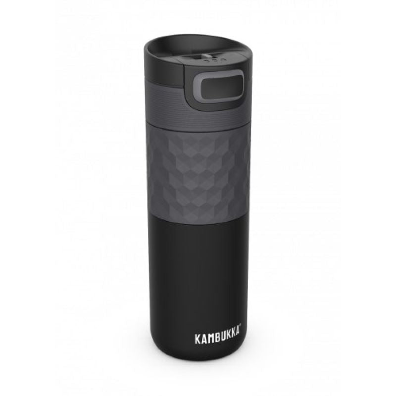 Kambukka Etna Grip Thermal Mug 500ml, Black Steel AGD - Produkty/Termosy i kubki termiczne Your Sports Performance