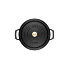 STAUB Round cast iron pot 5.2l black AGD - Produkty/Garnki / patelnie nieelektryczne Your Sports Performance