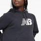 New Balance Sport Fleece Logo Hoodie W WT43524BK Clothing/Lifestyle/New Balance New Balance