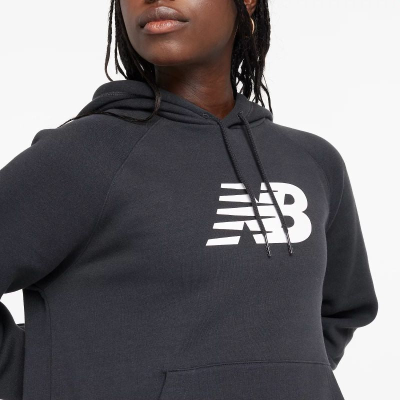 New Balance Sport Fleece Logo Hoodie W WT43524BK Clothing/Lifestyle/New Balance New Balance