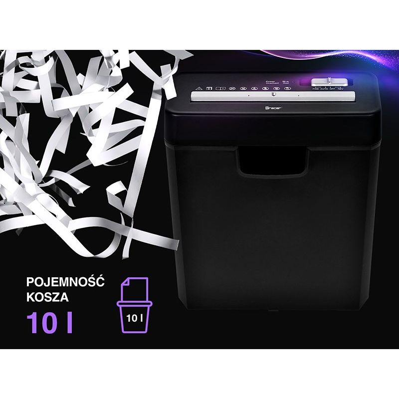 TRACER EDGY10L SHREDDER Urządzenia biurowe/Niszczarki Your Sports Performance