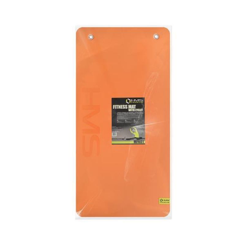 Club fitness mat with holes HMS Premium MFK01 Orange-Black Accessories/Training equipment Your Sports Performance