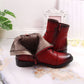 Jezzi W JEZ52G red insulated ankle boots with decorations Footwear/Outdoor/Jezzi Your Sports Performance