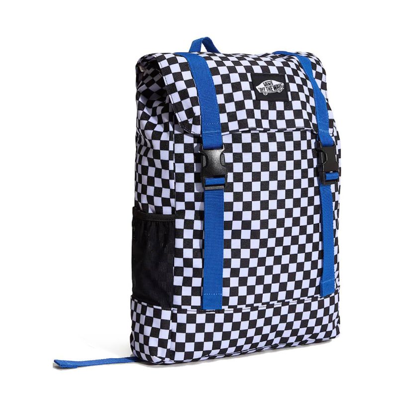 Vans Utility Backpack Checkerboard + Checkered Pencil Case - VN000PSFY281 Akcesoria i sprzęt koszykarski/Torby i plecaki Your Sports Performance