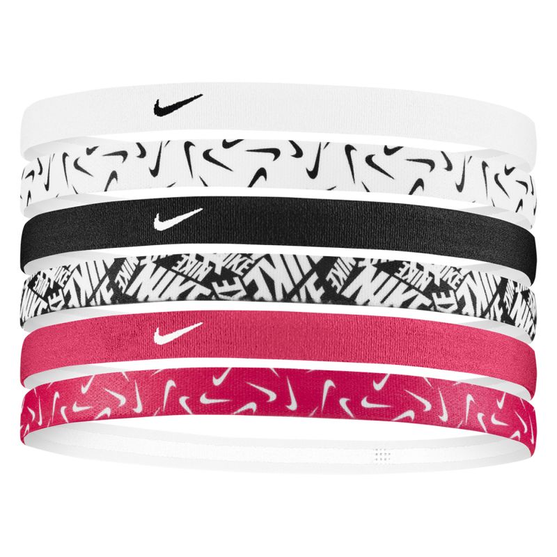 Nike Printed Headbands 6pack 92800618620 Accessories/Straps/Nike Nike