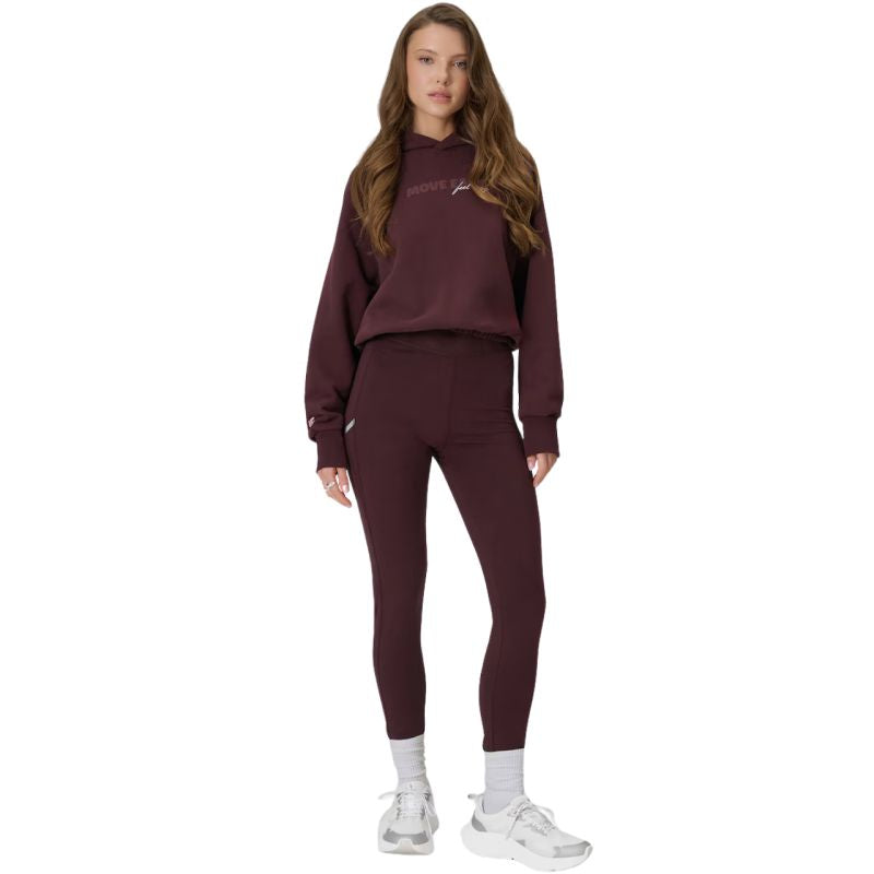 Women's sweatshirt 4F F2175 dark brown 4FWSS26TSWSF2175 80S