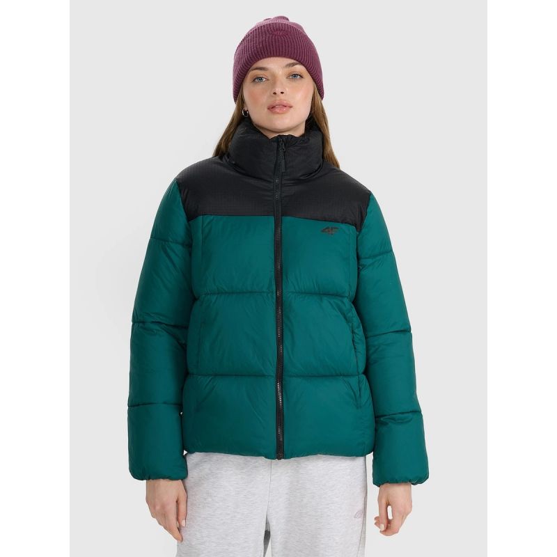 Women’s Puffer Jacket with Synthetic Down Filling 4F 4FWAW25TDJAF581-41S