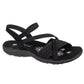 Skechers Reggae Slim - Summer Heat Sandals 163116-BBK Black 35 In preparation Your Sports Performance