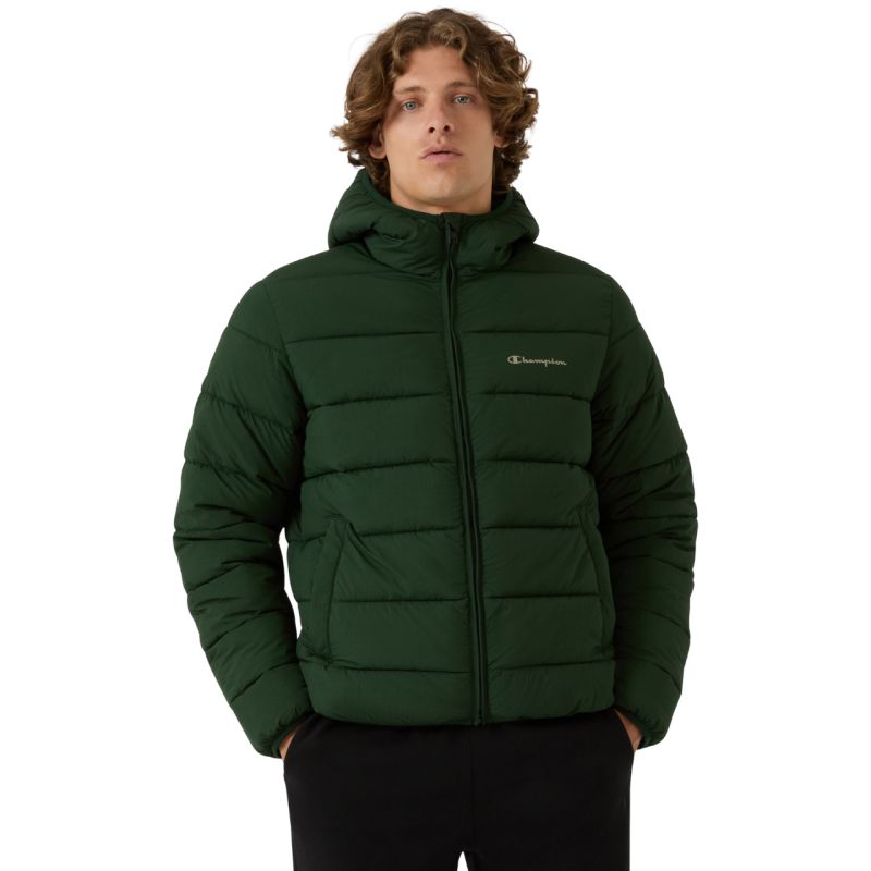 Champion Hooded Jacket Men's Green 221548 GS586 Champion