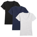 Women's T-shirt (SET OF 3 T-SHIRTS) 4F 4FWMM00TTSHF3307-20S-27M-31S