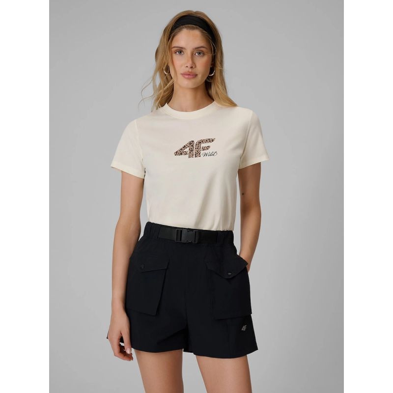 Women's regular printed T-shirt 4F 4FRSS26TTSHF4422-12S 4f