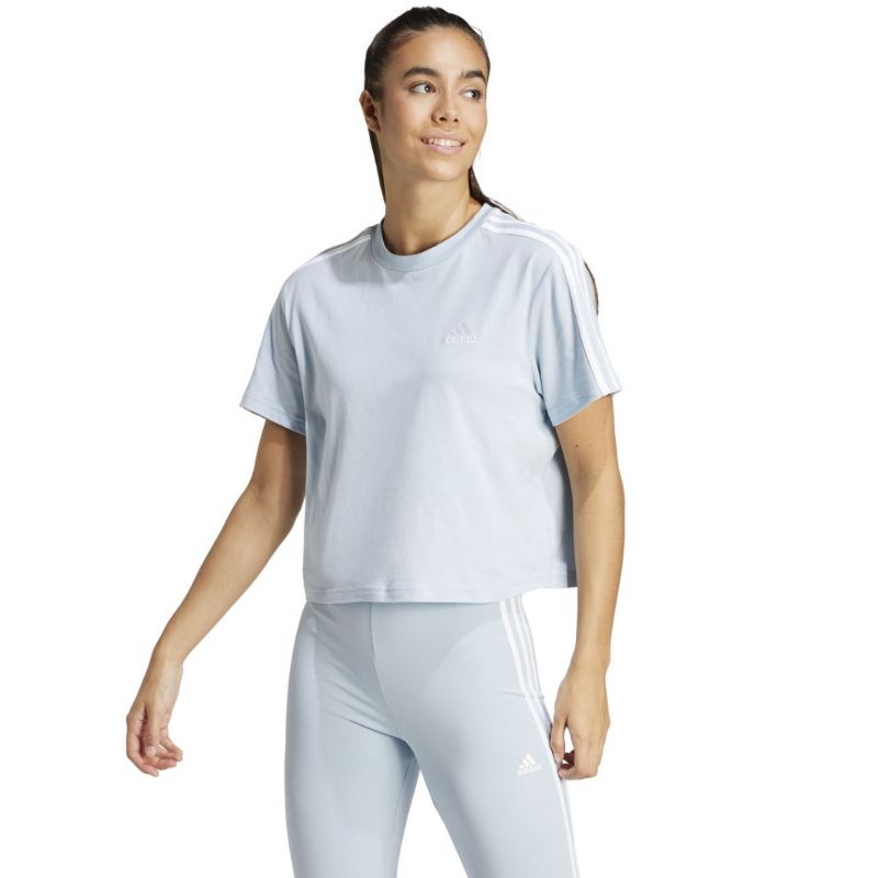 adidas Essentials 3-Stripes Single Jersey Crop Top W IS1568 Clothing/Lifestyle/T-shirts Adidas