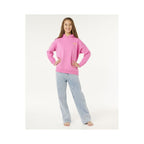RIP CURL Surf Puff Hood-Girl pink sweatshirt