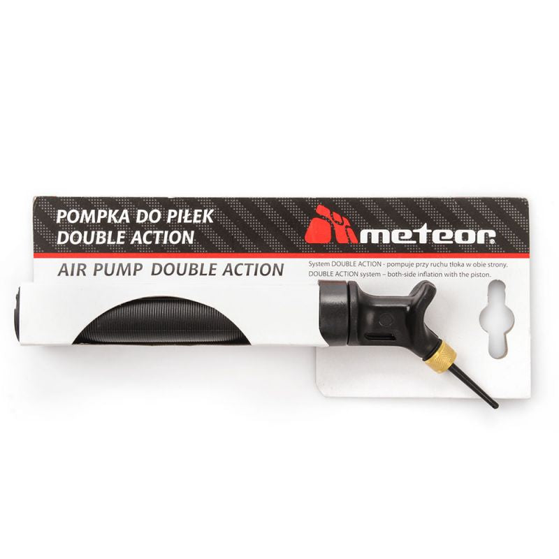 Meteor Double Action ball pump Accessories Your Sports Performance