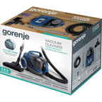 Gorenje VCEA01GACBUCY bagless vacuum cleaner, 800 W, dust capacity 2.2 L, blue AGD - Produkty/Odkurzacze Your Sports Performance