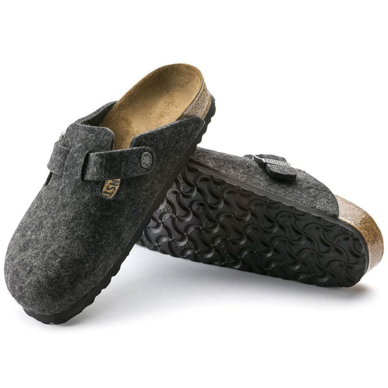 Birkenstock Boston FE Anthrazit 160373 flip-flops Footwear/Lifestyle/Birkenstock/Klapki/chodaki Birkenstock