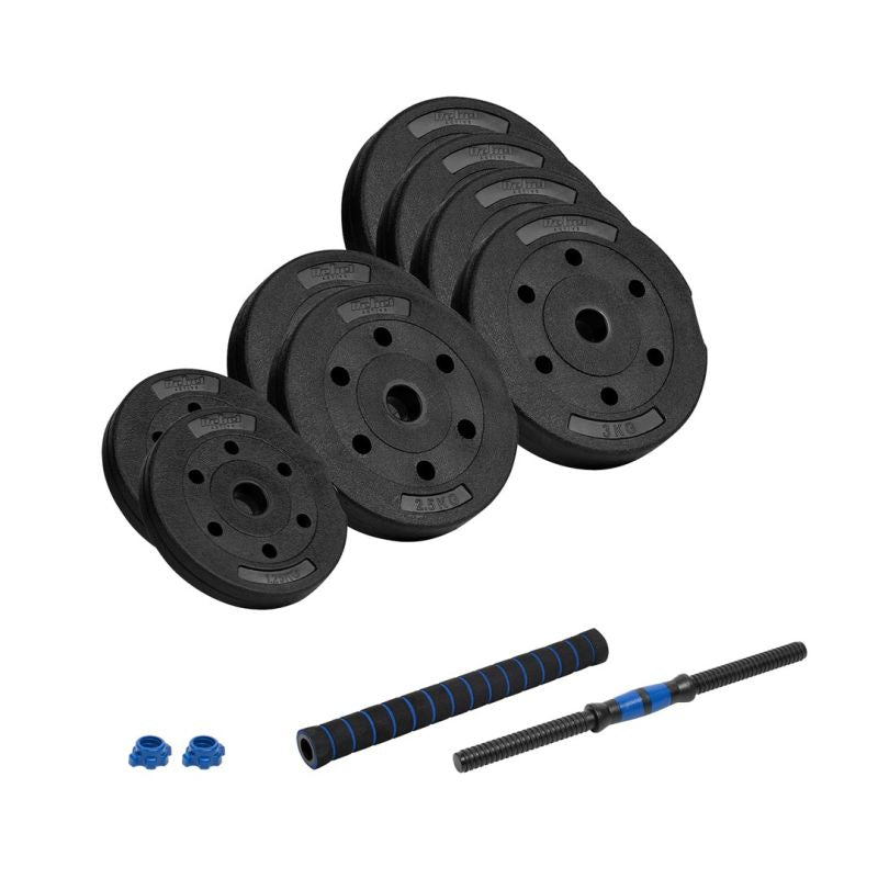 Bituminous adjustable dumbbell with connector 1x20kg Rebel Active To be categorized Your Sports Performance