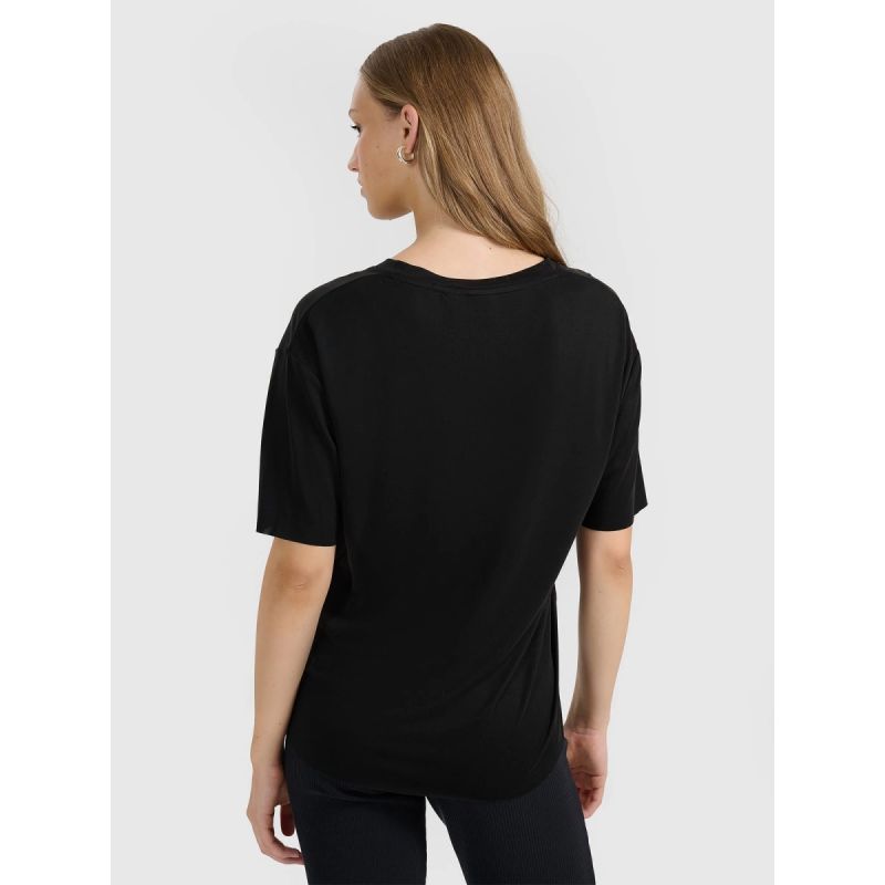 Women's oversize T-shirt with modal 4F 4FRAW25TTSHF3283-21S 4f