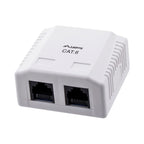 Lanberg OU6-0002-W surface-mounted socket (RJ-45; UTP; white) Kable, gniazda i wtyki/Puszki wyposażone Your Sports Performance