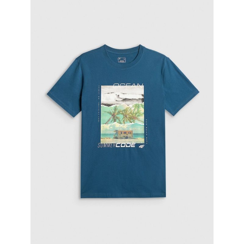 Men's regular printed T-shirt 4F 4FRSS26TTSHM4304-46S 4f