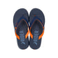 Rider shoes men's sports flip-flops R1 Prime comfortable slippers navy blue orange Rider