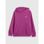 Girls' loose sweatshirt with hood 4F 4FJRSS26TSWSF3040-53S 4f