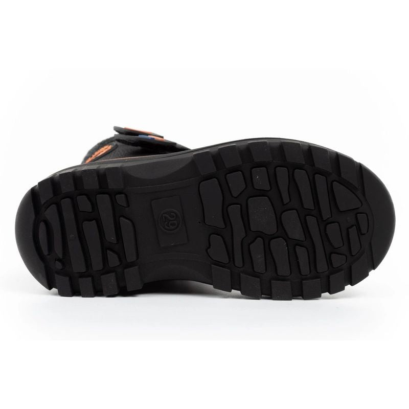 Lee Cooper Kids’ Winter Snow Boots, Black, Insulated, with Velcro Fastening