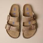 Birkenstock Arizona Soft Footbed Oiled Leather Tabacco Brown Narrow Women's/Men's Slides (0552813) Footwear/Lifestyle/Birkenstock/Klapki/chodaki Birkenstock