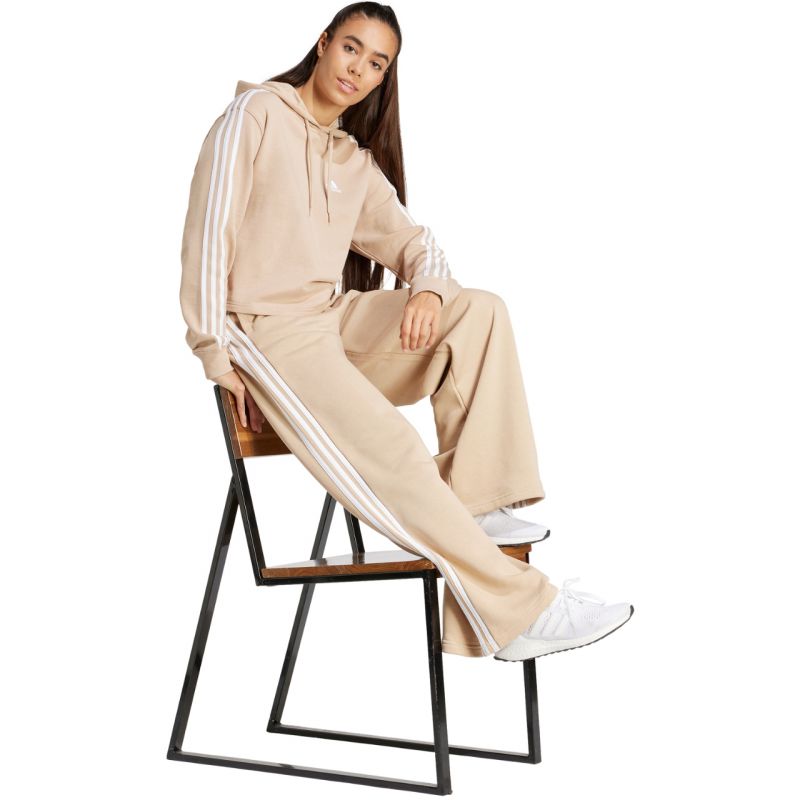 adidas Essentials 3-Stripes Fleece Wide Pants W IR5385 Clothing/Lifestyle/Trousers, shorts Adidas