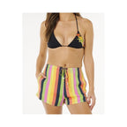 RIP CURL Neon Stripe Beach Short women's shorts, multicolor