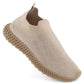 D&A W OLI257A beige slip-on sneakers with rhinestones Footwear/Lifestyle/S.Barski Your Sports Performance