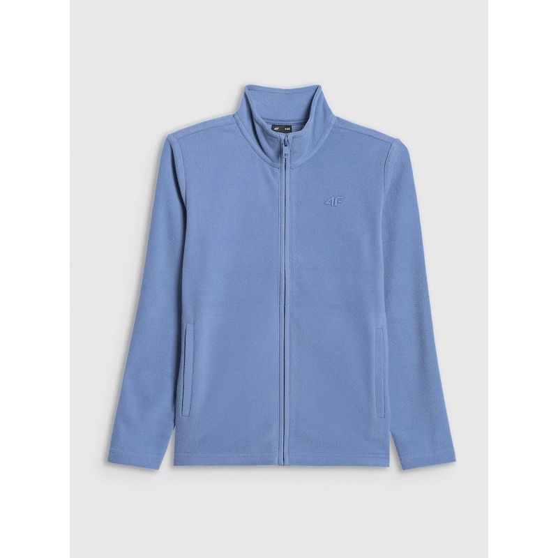 Regular fleece without hood for boys 4F 4FJRSS26TFLEM508-32S 4f