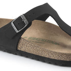 Birkenstock Gizeh Birko-Flor Women's Narrow Black Flip-Flops for Narrow Feet Vegan Black (1020487) Footwear/Lifestyle/Brinkenstock/Japonki Birkenstock