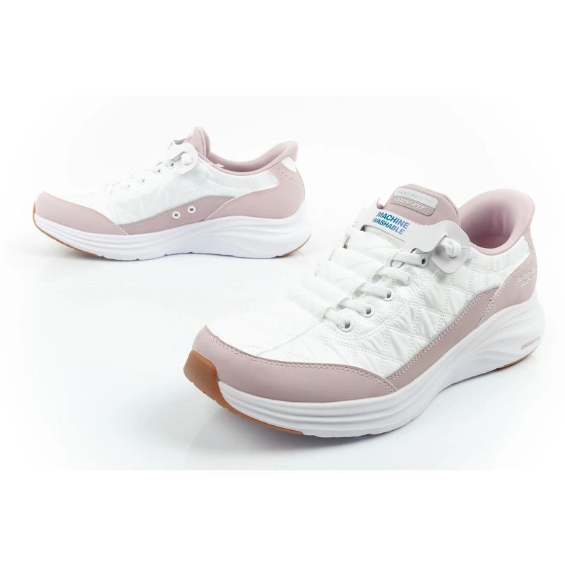 Skechers Contour Foam Women's Sports Shoes White SLIP-INS Comfortable Skechers