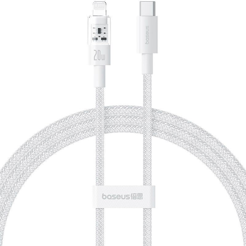 Baseus Gem USB C-IP Cable 20W 1m (white) In preparation Your Sports Performance