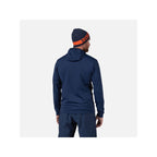 ROSSIGNOL Men's Mid Layer Stretch Hoodie Navy Blue