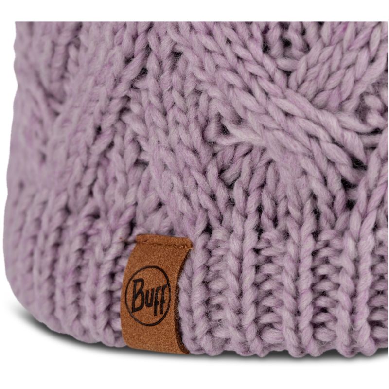 BUFF KNITTED & FLEECE BAND BEANIE CARYN LILAC ICE