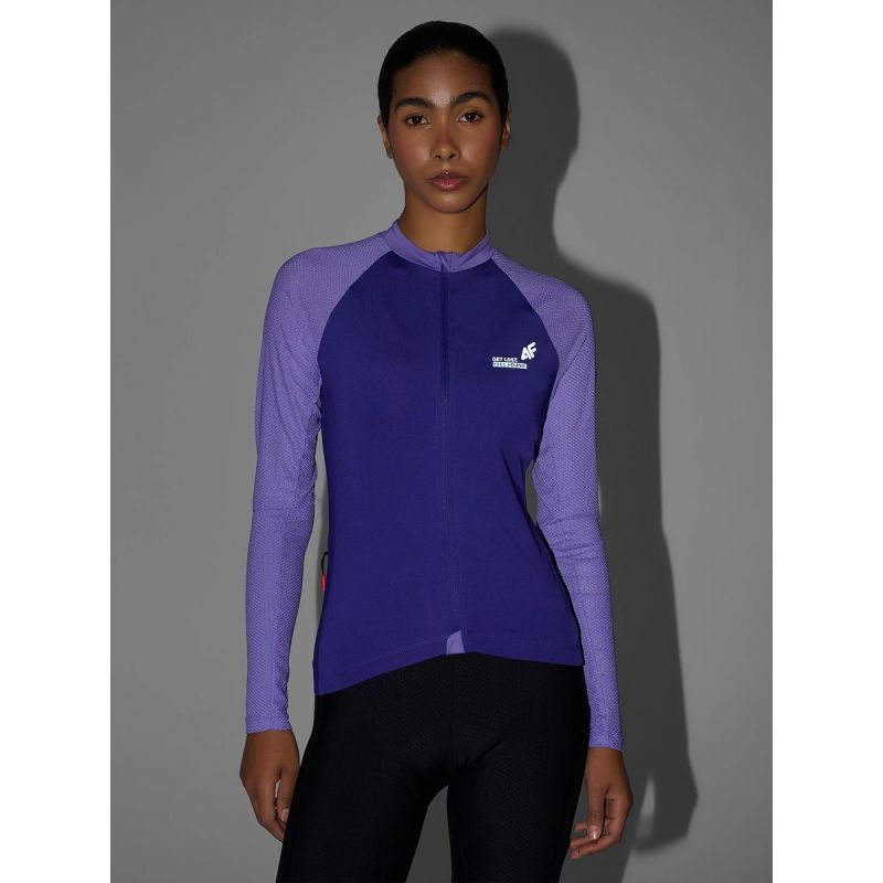 Women's cycling longsleeve with UPF50+ filter 4F 4FRSS26TFLOF650-51S