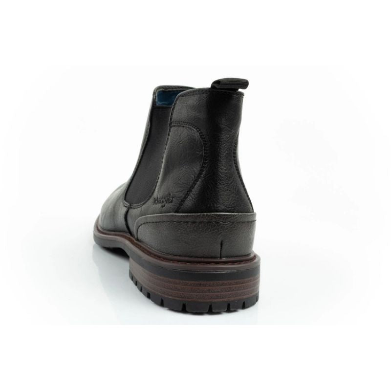 Wrangler Randy men's shoes Chelsea boots elegant fashionable slip-on black In preparation Your Sports Performance
