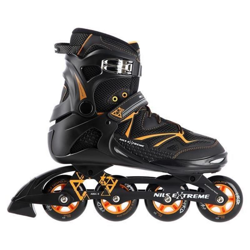 NILS Extreme NA9022 inline skates black and orange size 42 (SALE) Import z Action/Skating/Rolki, wrotki Your Sports Performance