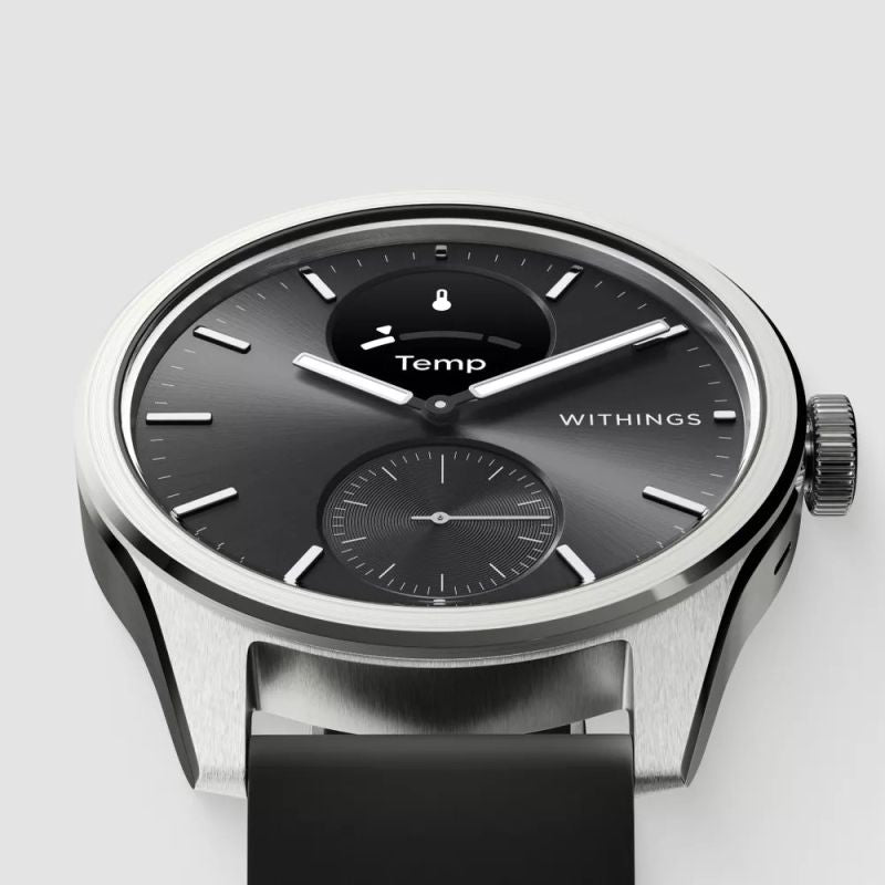 Withings ScanWatch 2 1.6 cm (0.63") OLED 42 mm Hybrid Stainless Steel (model HWA10 4-All-Int) Akcesoria sportowe i turystyczne/Zegarki sportowe Your Sports Performance